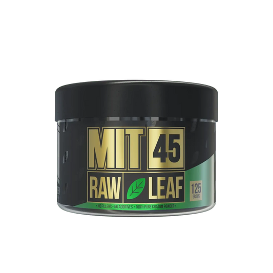 MIT45 RAW Green - 125g Powder or 125 Ct. Caps [K-MIT-RAW-GREEN-125]