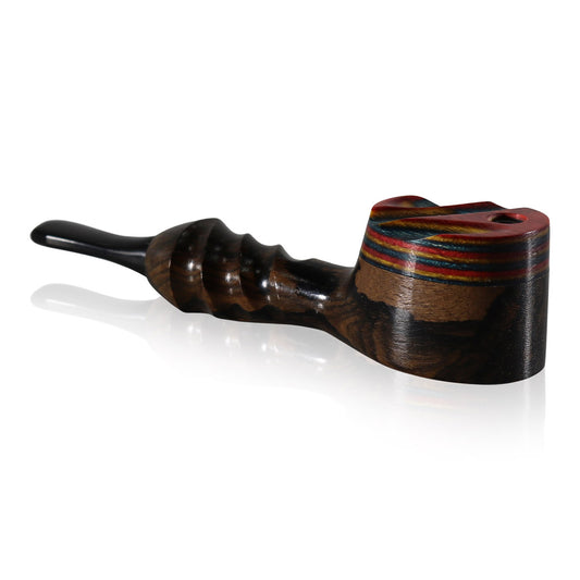 #DC3 "THE MILL" 4" WOODEN PIPE WITH SWIVEL LID