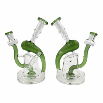 7.5" Recycler w/ Disc Perc - Colored Accents [WP-G-229]