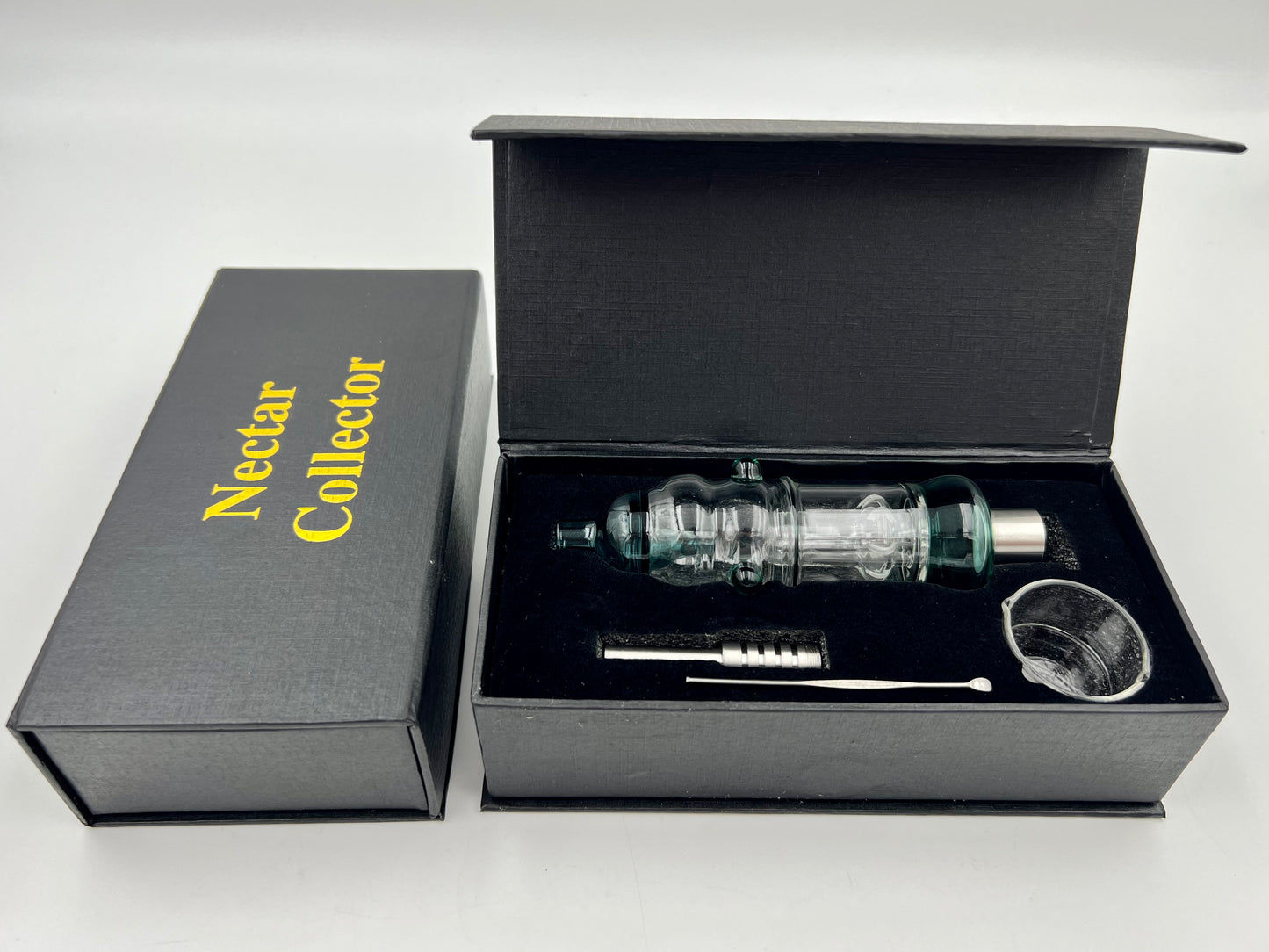 7.5" 510 Threaded G2 Ti Tip Nectar Collector Set - Gift Box - Assorted Colors [NC-G-95]