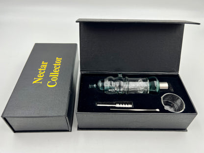 7.5" 510 Threaded G2 Ti Tip Nectar Collector Set - Gift Box - Assorted Colors [NC-G-95]