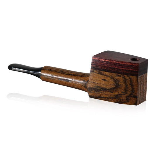 #G1 "THE MILL" 4" WOODEN PIPE WITH SWIVEL LID