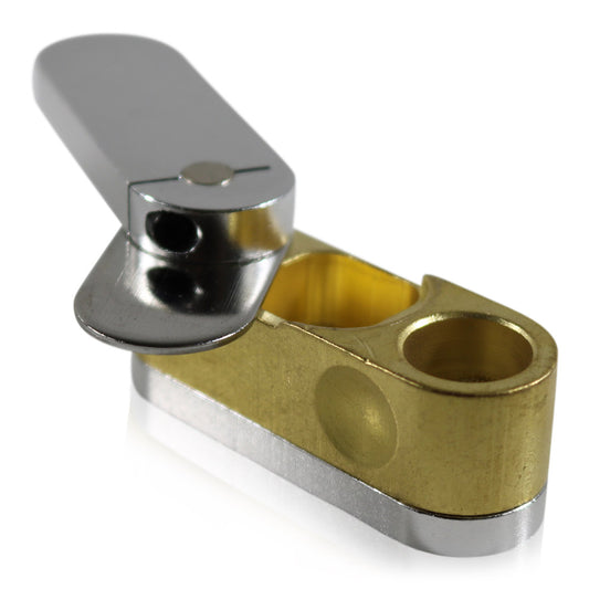 #GO1 3.5" Folding Metal Swivel Top Pipe with Storage Area