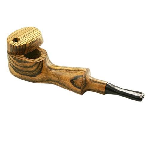 #L36 "THE MILL" 4.5" WOODEN PIPE WITH SWIVEL LID