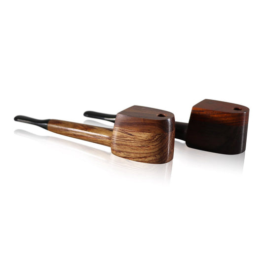 #L72 "THE MILL" 4.5" WOODEN PIPE WITH SWIVEL LID