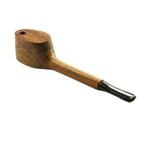 #L77 "THE MILL" 4.5" WOODEN PIPE WITH SWIVEL LID