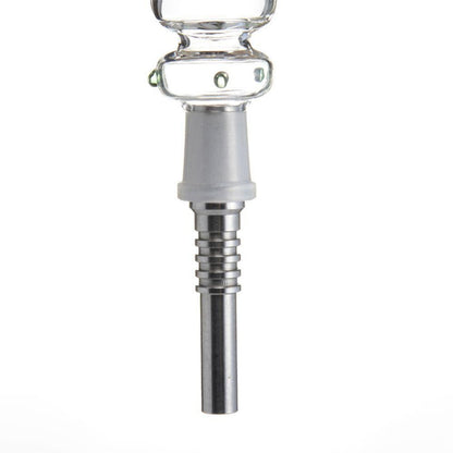 Boxed 14mm Glass Nectar Collector w/ Four-Slit Bubbler Chamber & Accessories #NC-6B