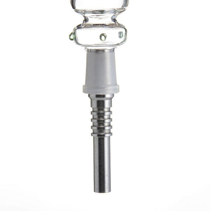 Boxed 14mm Glass Nectar Collector w/ Four-Slit Bubbler Chamber & Accessories #NC-6B