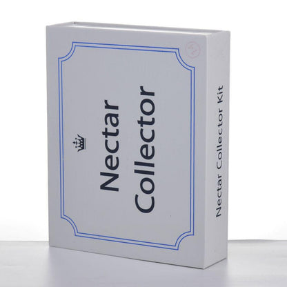 Boxed 14mm Glass Nectar Collector w/ Four-Slit Bubbler Chamber & Accessories #NC-6B