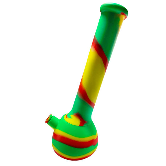 13.5" Straight Tube w/ Bubble Base - Assorted Colors [WP-S-100]