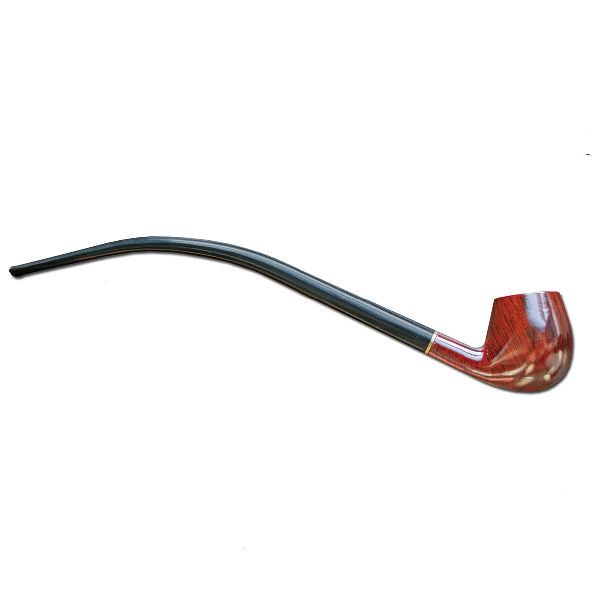 #P28 11" Wooden Briar Pipe