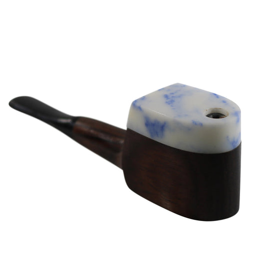 POLLYCAPPER "THE MILL" 3.25" WOODEN PIPE WITH POLY LID