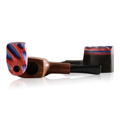 #R1 "THE MILL" 3.25" WOODEN PIPE WITH SWIVEL LID