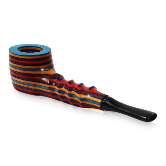 #R6 "THE MILL" 3.5" RAINBOW WOOD PIPE