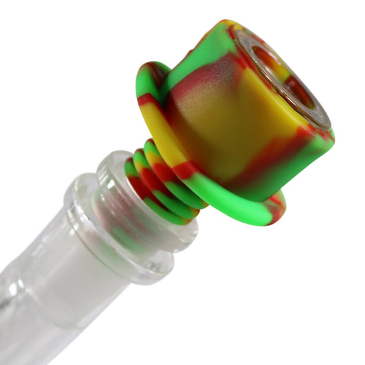 #SB3 Silicone and Glass Bowl in Assorted Colors (14mm/18mm Male Joint)