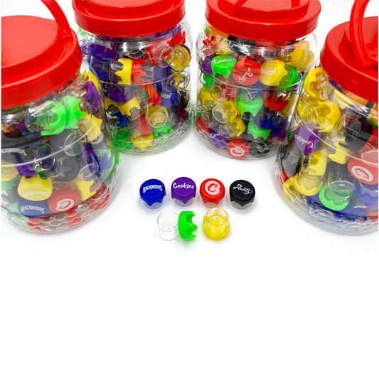 6ml Silicone & Glass Container - Assorted Prints [C-H-1UB]
