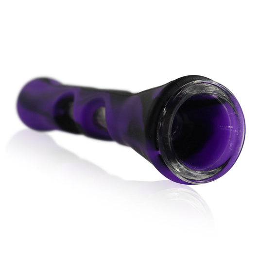#SC44 3.5" Silicone Wrapped Glass One hitter (Assorted Colors)