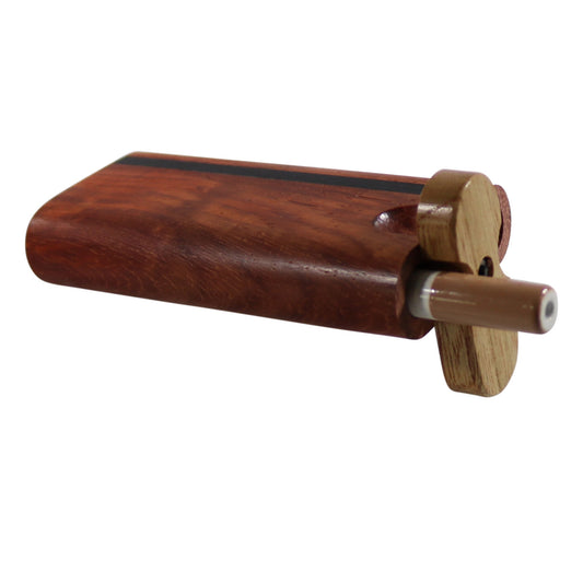 #TT15S/TT16S "The Mill" Vermillion Dugout with Swivel Top and Inlay (Large or Small)