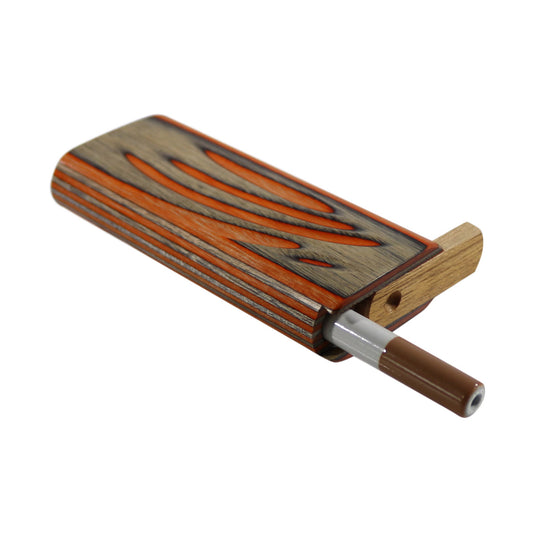 #TT25/TT26 "The Mill" Sculpted Rainbow Wood Dugout with Slider Top (Large or Small)