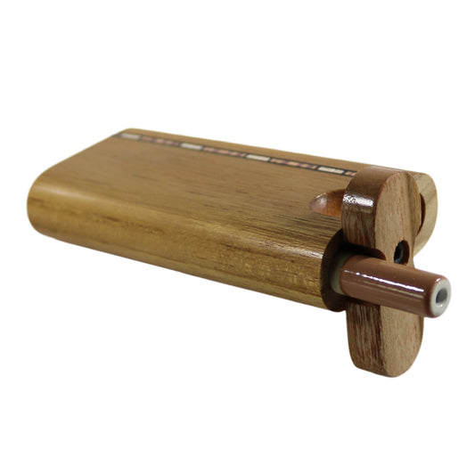#TT35/TT36 "The Mill" Teak Dugout with Swivel Top and Inlay (Large or Small)