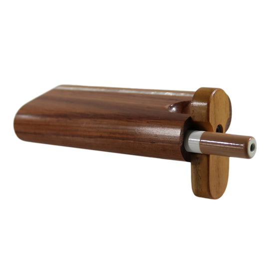 #TT39/TT40 "The Mill" Honduras Rosewood Dugout with Swivel Top and Inlay (Large or Small)