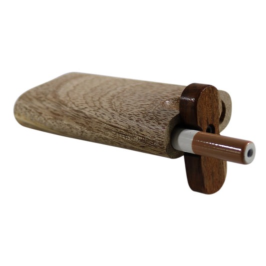 TT57/TT58 "The Mill" Mixed Exotic Hardwood Dugout with Swivel Top (Large or Small)