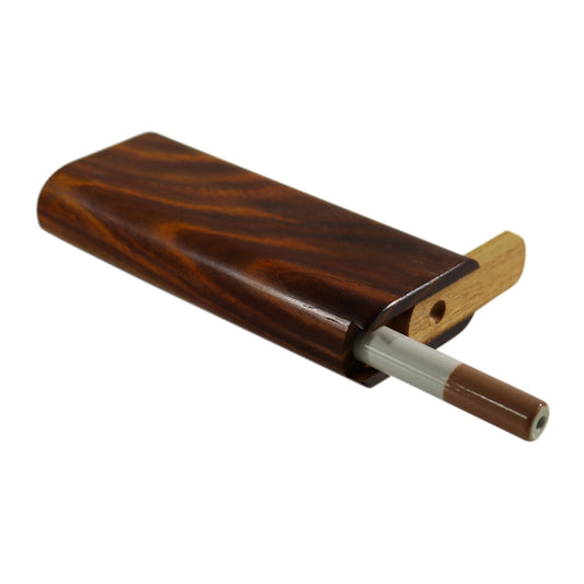 #TT9/TT10 "The Mill" Cocobolo Dugout with Slider Top (Large or Small)