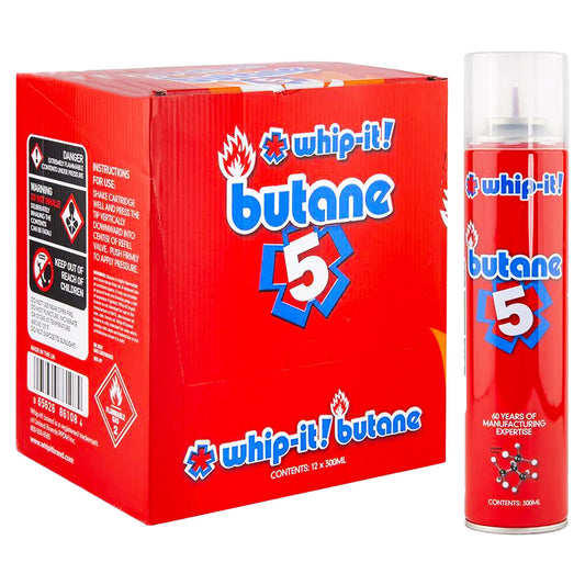 Whip-it 300ml 5X Butane ***Will Call/Delivery*** [WI-B300-5X]