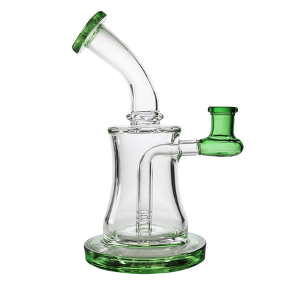 7.5" Dab Rig w/ Banger Hanger and Fixed Diffused Stem + 4pc Accessory Package (Assorted Colors)