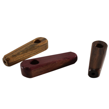 WOOD WORKS 3" WOODEN SMOKING PIPE MADE WITH EXOTIC HARDWOODS #WW5