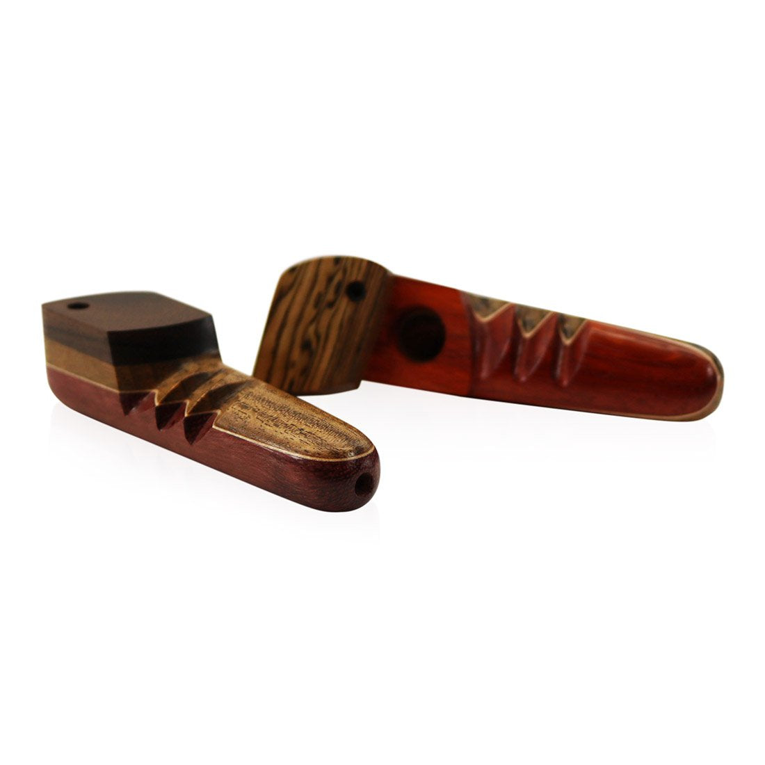 WOOD WORKS 3.5" WOODEN SMOKING PIPE W/ SWIVEL LID #WW8