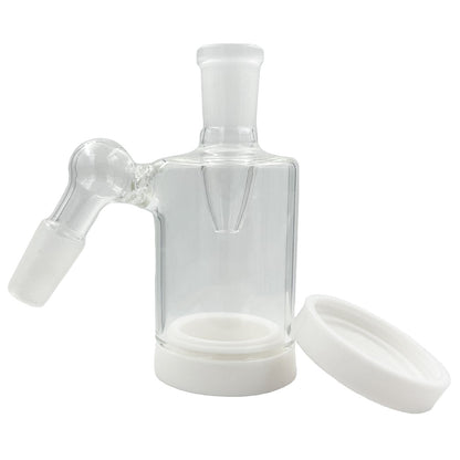 14mm 4.5” XL Reclaim Catcher with Removable Silicone Container - 14mm Male 45° or 90° [AC-20XL]