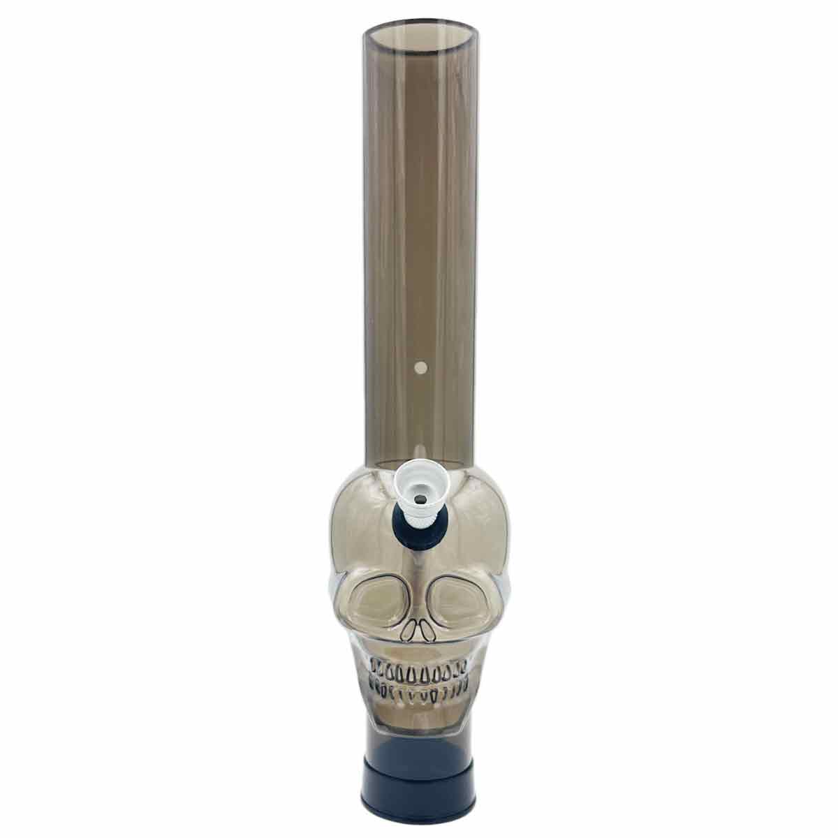 10” Acrylic Water Pipe - Skull Shape - Assorted Colors [WP-A-2]