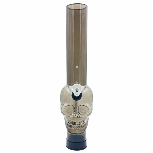 10” Acrylic Water Pipe - Skull Shape - Assorted Colors [WP-A-2]