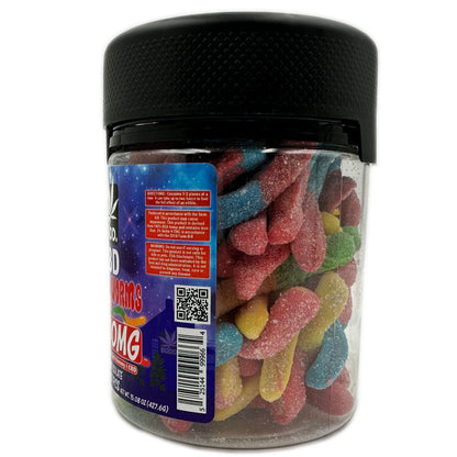 Budd. XXL Jars of Gummy Worms & Bears 5,000mg [C-B-G-5000]