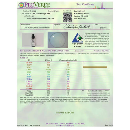 Budd. Extra Strength Tincture 5000mg [C-B-EST-5000]