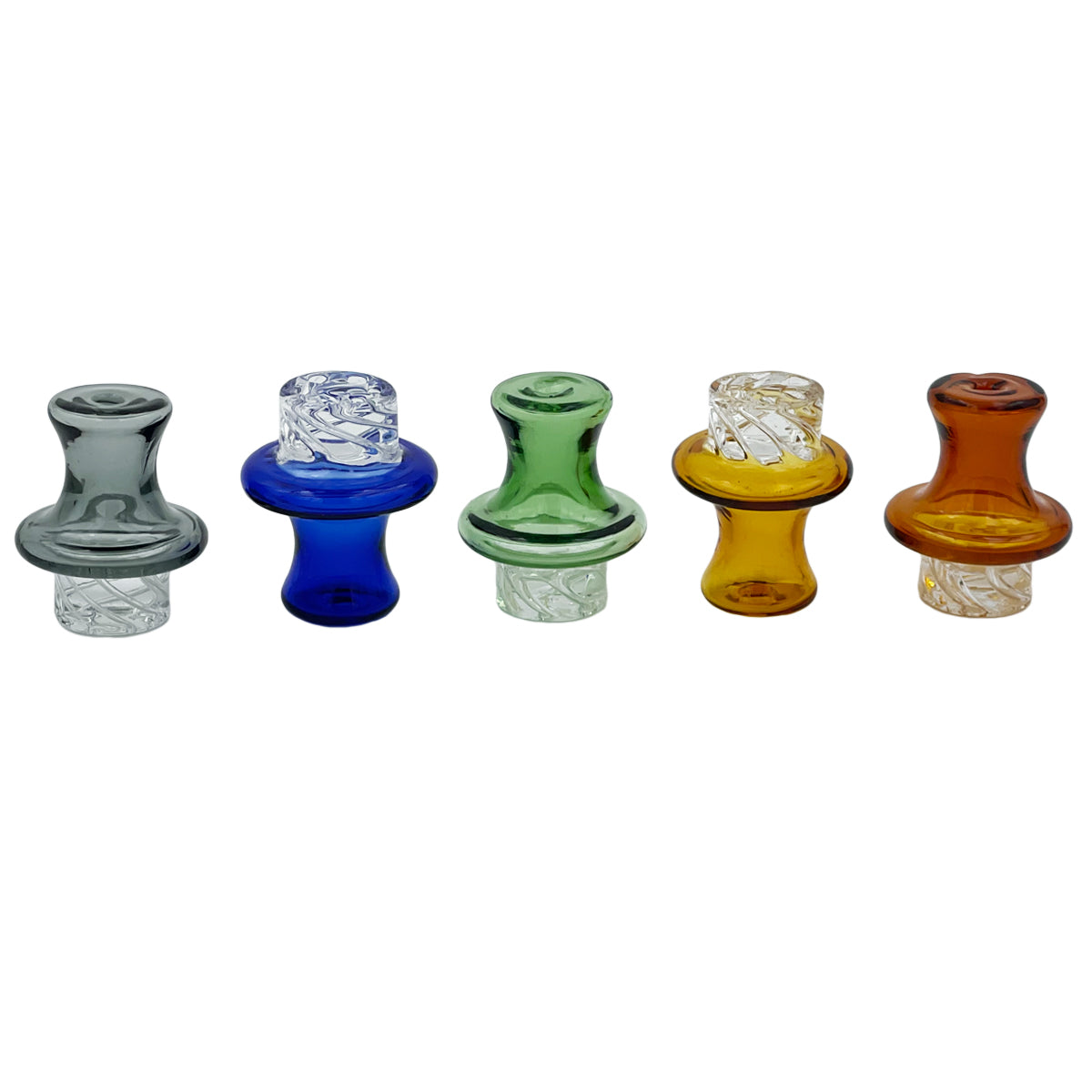30mm Cyclone Riptide Turbine Spinner Carb Cap - Assorted Colors [CC-G-12C]