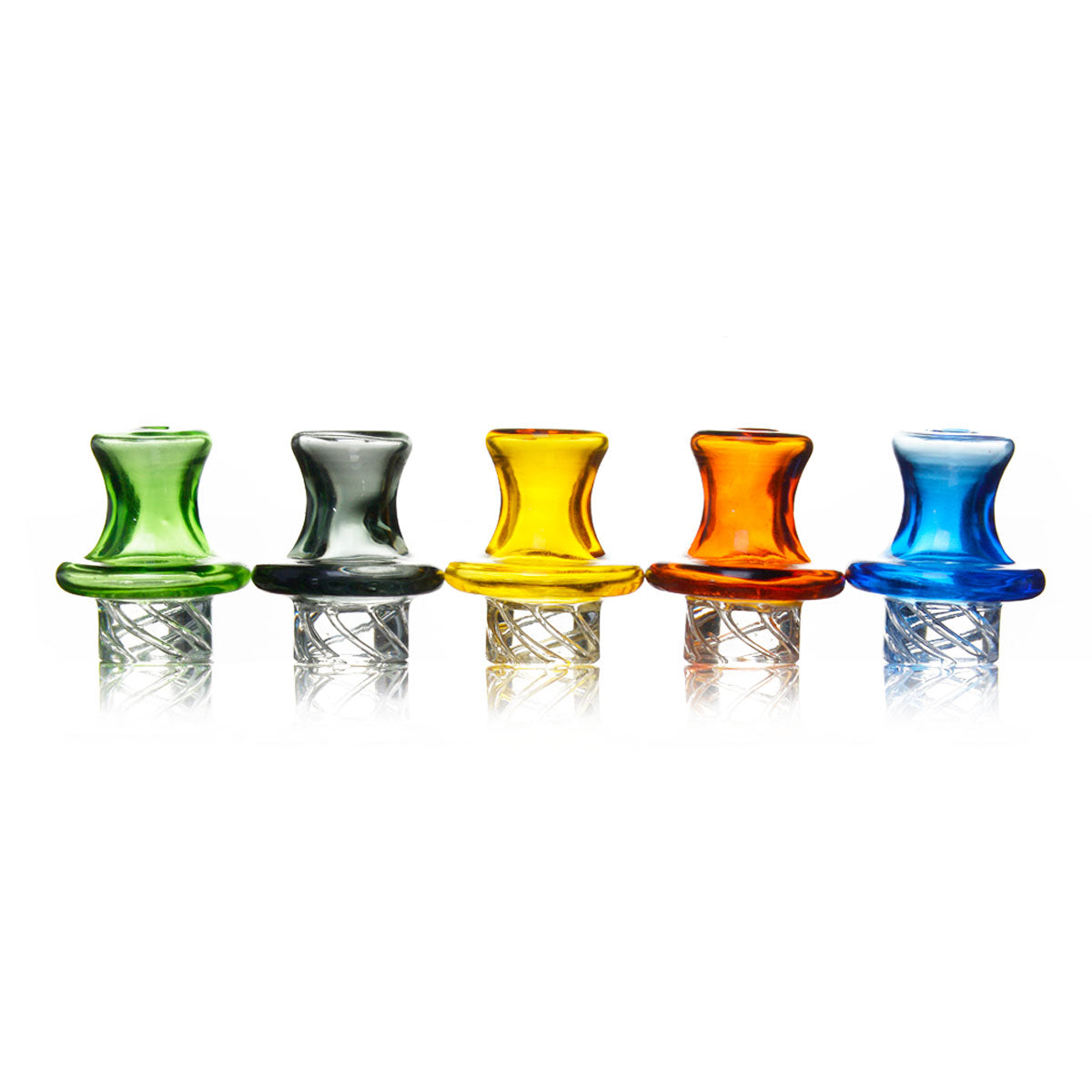 30mm Cyclone Riptide Turbine Spinner Carb Cap - Assorted Colors [CC-G-12C]