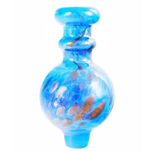 29mm Directional Glass Bubble Carb Cap w/ Gold - Assorted Colors [CC-G-58]