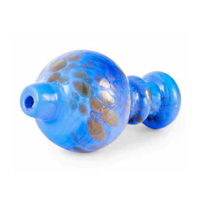29mm Directional Glass Bubble Carb Cap w/ Gold - Assorted Colors [CC-G-58]