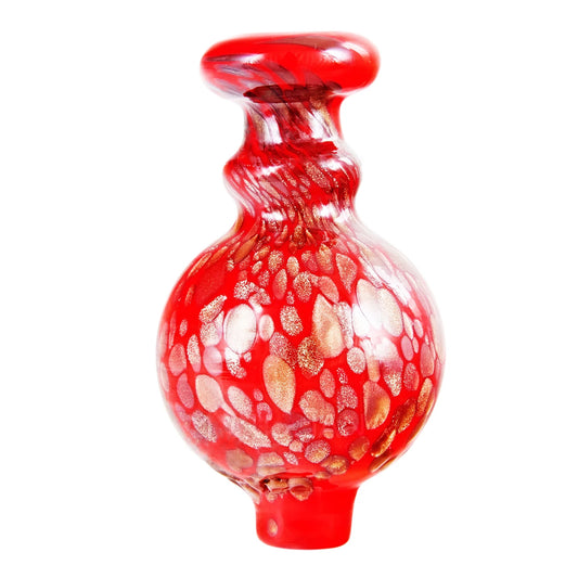29mm Directional Glass Bubble Carb Cap w/ Gold - Assorted Colors [CC-G-58]