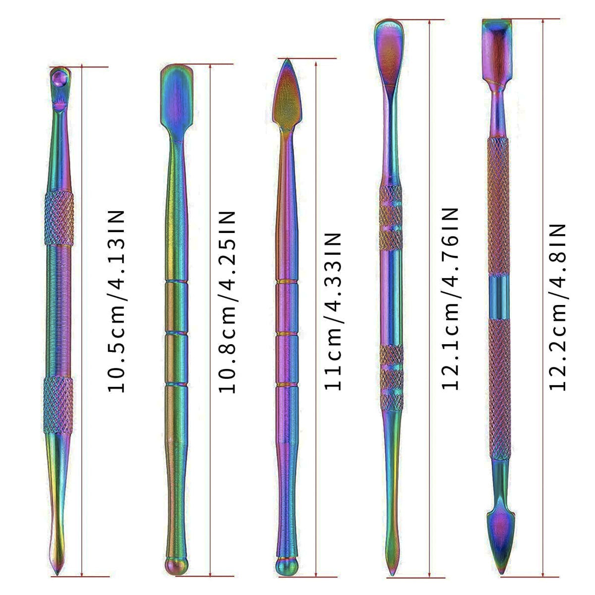 7-Piece Steel Rainbow Dab Tool Set [DAB-M-18A]