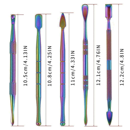 7-Piece Steel Rainbow Dab Tool Set [DAB-M-18A]