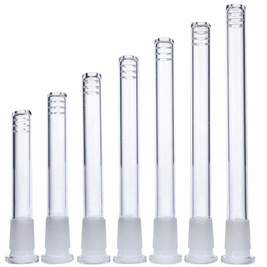 18mm to 14mm Slitted Diffused Glass Downstem - Assorted Sizes [DS-G-18/14]