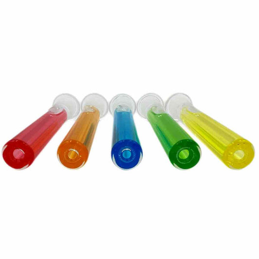 18mm to 14mm Liquid Glycerin Filled Freezable Glass Downstem - Assorted Sizes & Colors [DS-G-F-18/14]