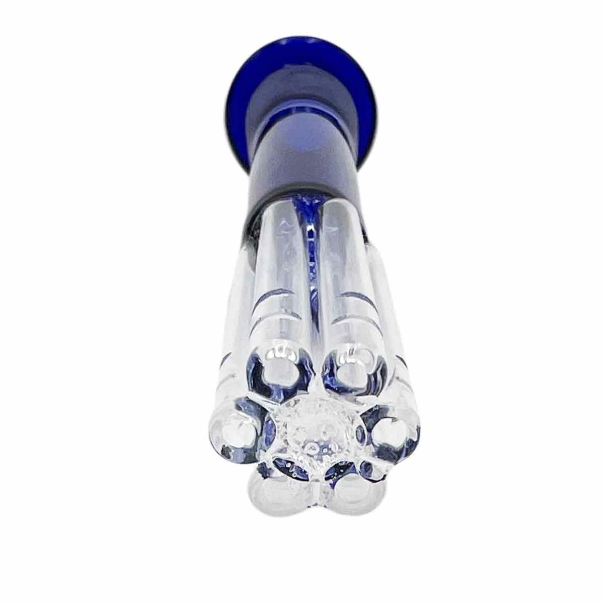 18mm to 14mm Slitted Diffused Glass Downstem w/ 6 Arm Tree Perc - Assorted Sizes [DS-G-TP-18/14]