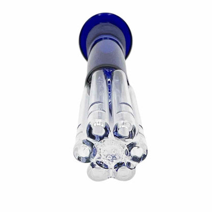 18mm to 14mm Slitted Diffused Glass Downstem w/ 6 Arm Tree Perc - Assorted Sizes [DS-G-TP-18/14]