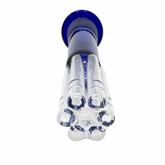 18mm to 14mm Slitted Diffused Glass Downstem w/ 6 Arm Tree Perc - Assorted Sizes [DS-G-TP-18/14]
