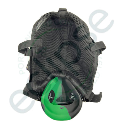 Gas Mask w/ Water Pipe, Goggles, Carrying Bag & Lots of Bling - Assorted Designs [GM-1]