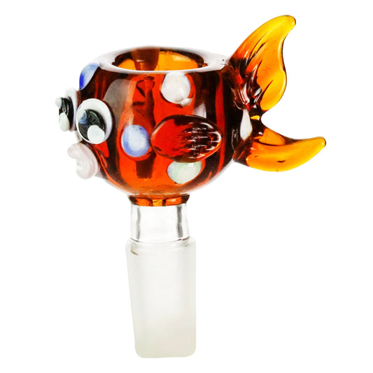 14mm Glass Kissy Fish Bowl - Assorted Colors [GB-18]